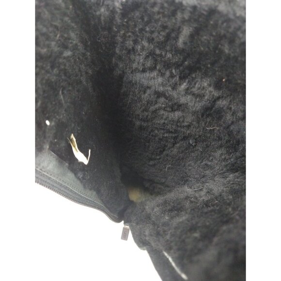 UGG Australia Kenly 1890 Suede Knee-High Boots Women’s 8 Black Leather Sheepskin - Picture 9 of 10